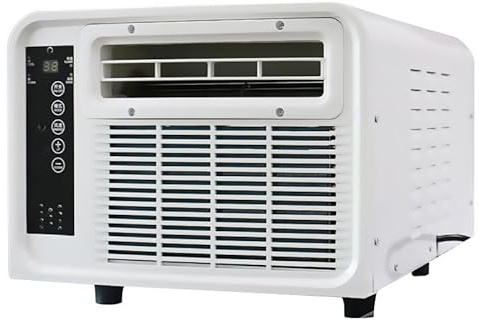 Window Air Conditioner, Portable Mini AC with Dehumidifying Effect and Fast Cooling, LED Touch Screen, Ideal for Outdoor Tents and Car Camping