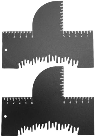 Sahgsa Strumento Riutilizzabile per Allineamento Dell'attaccatura dei Capelli con Indicatori di Misurazione - Strumento Spray per Modellare L'attaccatura dei Capelli di Precisione per