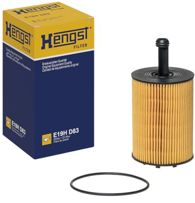HENGST - Ölfilter E19H D83 - Öl-Filtereinsatz für KFZ | Hochwertiger Motorölfilter für KFZ mit Otto- oder Dieselmotor - Robuster Ölfilter mit hoher Schmutzaufnahmefähigkeit