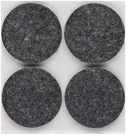 peha® Patin en feutre, autocollant, PREMIUM - 5,0 mm d'épaisseur | Ø 25 mm (12 pièces)