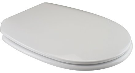 Saniplast Passepartout Sedile WC, Resina Termoindurente, Bianco, 44.8x36x4.8 cm