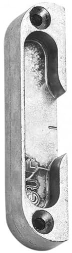 Gâche de galet à défoncer pour têtière de 18 mm pour crémone à larder pour menuiserie bois Ferco Gu