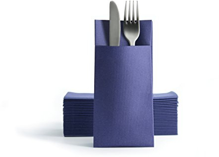 Alvotex Airlaid Besteckservietten 39x40cm 50/1 - D.BLUE (666)