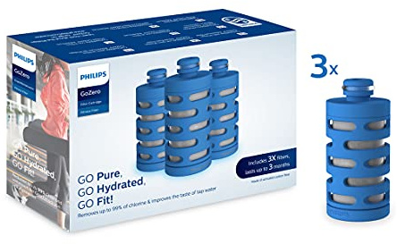 Philips Go Zero Fitnessfilter, 3 Stück