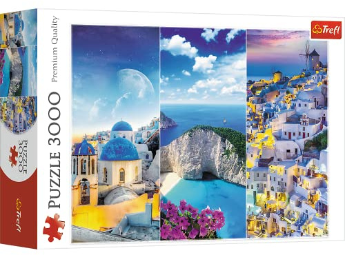 Trefl, Greek Holiday Jigsaw Puzzle 3000 Pieces Premium Quality 14+ Years
