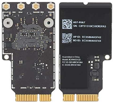 Drahtlose Netzwerkkarte, Broadcom BCM94331CD 802.11ac PCI-E WiFi WLAN Bluetooth 4.0 Karte, Bt Wireless WiFi Kartenmodul für A1418 A1419