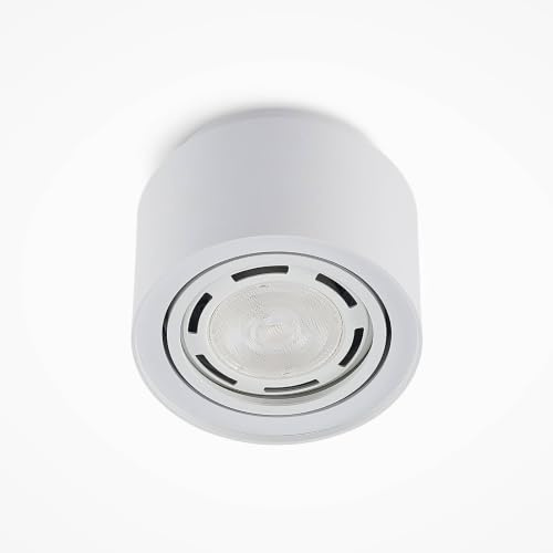 Arcchio Deckenlampe Deckenstrahler Ø15,35 cm, Deckenspot direkt indirektes Licht ausrichtbarer Spot 1x GU10 ES111 (ohne Leuchtmittel) 5,5W LED Deckenleuchte Strahler