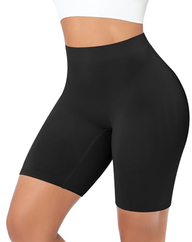 YARRCO Damen Unterhosen Radlerhose Unter Hose Kurz Hohe Taille für Rock Kleid Sommer Boxershorts Unterwäsche