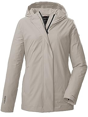 G.I.G.A. DX Donna Giacca funzionale con cappuccio/giacca da esterno GS 152 WMN JCKT, light sand, 40, 39325-000