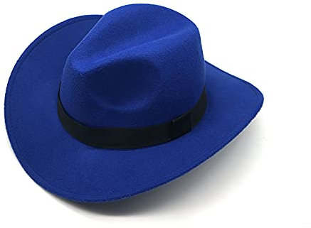 NOAMED Fengyan Hüte Klassischer beige weißer Filzhut Neue Winter Damen Herren Band Gürtel breite Krempe Fedora-Hüte britischer eleganter Fascinator Damenhüte (Farbe: 8, Größe: 56-58 cm)