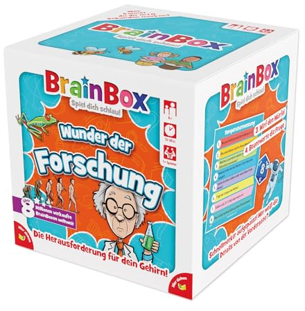 Brain Box 2094943 Wunder der Forschung, Lernspiel, Gedächtnisspiel, Quizspiel für Kinder ab 8 Jahren