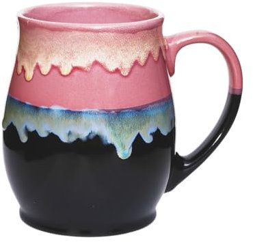 Large Ceramic Coffee Mug, 25 oz/710 ml, Dishwasher and Microwave Safe, Extra Large Tea Mug, Perfect for Office and Home, Great Gift (Pink)