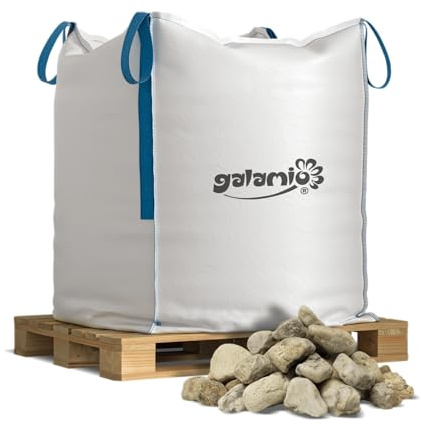 Buntkies Zierkies Edelkies Gartenkies Quarzkies Dekosteine Ziersteine Kieselsteine Flusskiesel Steine Kies Bunt 16-32mm 500kg BigBag / 1 Palette