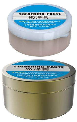 Iouyjiu Soldering Flux, Rosin Paste, Electrical Welding Aid, High Purity Versatile, No Clean Formula for Industrial Repair and Circuit Board Maintenance, 100g