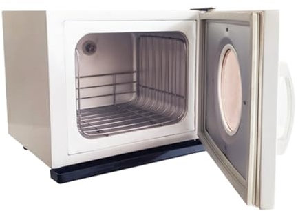 QZCX Scalda Asciugamani, Salon Spa Elettrico Mini Bagnato Scaldasalviette UV Caldo Armadietto Riscaldato