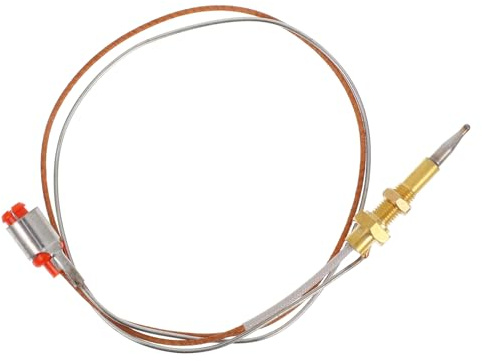 Thermoelement für Brenner mit Zündsicherung, Keramik Kupfer Abs | Thermoelement Satz für Ofen, Thermoelement Ofenbrenner, Einfache Montage und Präzises Design