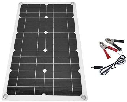 Panneau Solaire 18V 100W Panneau de Charge Solaire étanche Chargeur de Batterie Extérieure pour le Bateau Voiture Domestique E Caractéristiques du électrique Panelsolaire