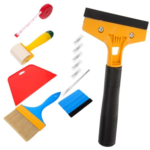 DIYEAH 12pièces Kit De Outils Pour Peint Et Raclette Pour Lissage Et Application De Vinyle Outils Amovibles Pour Travaux De Décoration