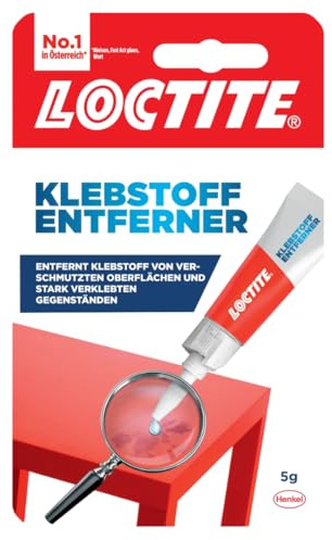 Loctite Klebstoffentferner/Glue Remover 5g – Entfernt Sekundenkleber, Klebereste & Rückstände – Für Kunststoff, Metall, Glas & Keramik