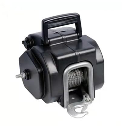 Cabrestante eléctrico marino for barco de goma de 12V, 2000 libras, cabrestante eléctrico portátil for yate marino, grúa pequeña for Tractor