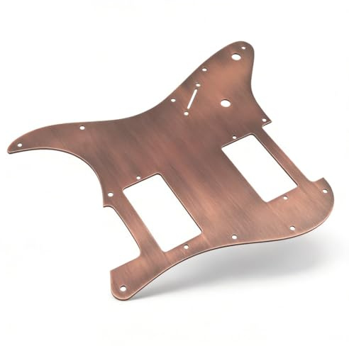 Gitarrenschlagbrett Schutzfolie - Ersatz Pickguard für Pacifica 112V, Verhindert Kratzer, Robust & Korrosionsbeständig, Passend für E-Gitarre HSS, Schwarz
