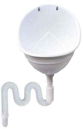 Urinarios de pared para hombre, de plástico resistente con desviador de orina y tapa, fáciles de limpiar, ideales para baños domésticos, baños públicos y jardines.