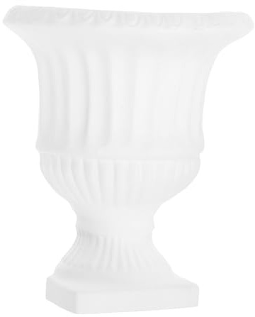 JECOMPRIS Kopf Vase Wandmontierte Knospenvase aus Gips Leichte Halbvase in Halbbflaschenform Vintage Deko für Wohnzimmer und Küche