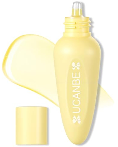 UCANBE Honey Hydro-Grip Primer, Jelly Grip Makeup Base for Dry & Sensitive Skin - Hydrating Gel Gripping Face Primer with Golden Chamomile & Vitamin E to Soothe Redness & Lock in Makeup, Dewy Finish