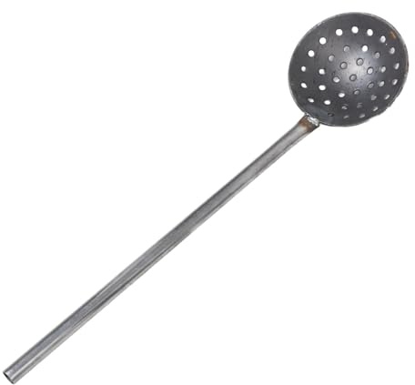 NUOBESTY Cuillère de Récupération pour Fonderie Industrielle Louche Fer Résistante Chaleur pour Élimination de Scories Fusion Outil Robuste pour Nettoyage de Métal Fusion