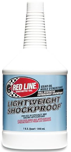 Red Line 58404 Lightweight Shockproof Gear Oil - 1 Quart (4 Pack)