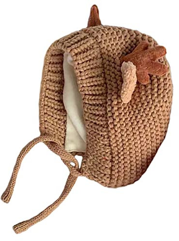 GALPADA Hut 1 X Weihnachtsgeweih-Mütze Rentier-Mütze Baby-Warmmütze Gehäkelte Strickmütze Mützen Für Babys Wintermütze Kleinkind-Mütze Baby-Winter-Strickmütze Garnmütze Beanie-Strickmütze