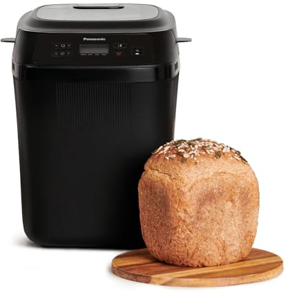 Panasonic SD-PN100 Automatic Mini Bread maker, 4 Gluten-Free Programmes, Compact Design, 18 Auto Programmes, LCD Display, Black