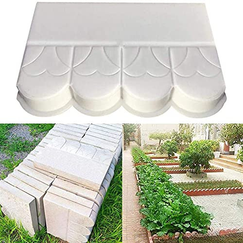Moule en plastique pour bordure de jardin en brique, bordure de pierre, clôture, cour et arrière-cour en plastique monochrome
