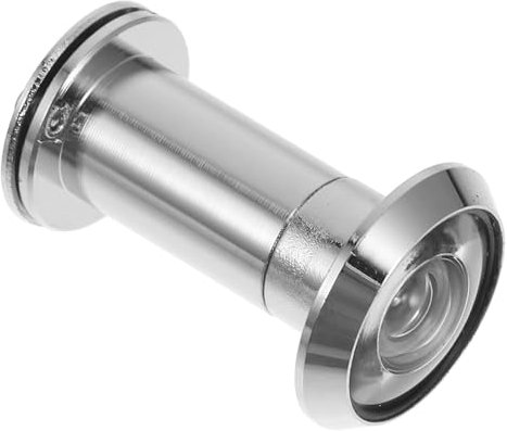 OSALADI Wide Angle Door Viewer Peephole Privacy Cover, Zinc Alloy 16mm Diameter, 220° Viewing Angle, Front Door Security Accessory for Home Office Hotel