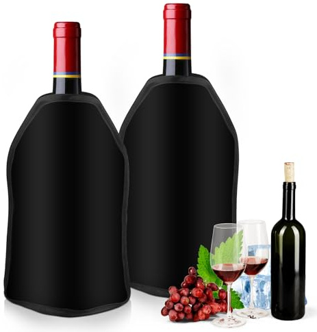 Rafraîchisseurs Pour Bouteilles De Vin, Refroidisseur De Bouteille Vin, Refroidisseur De Vin, Rafraichisseur De Bouteille De Vin, Pour La Bière, Le Vin, Le Champagne, Le Gel De Vin