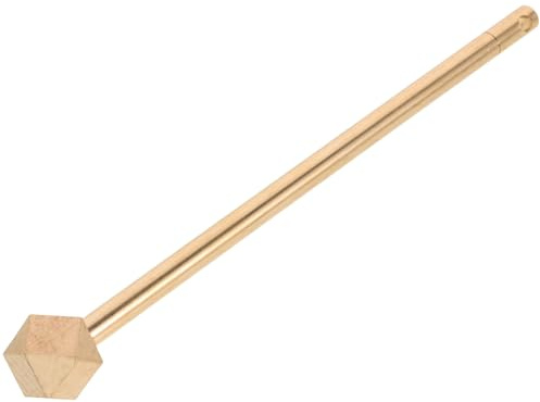 GLEAVI Chiave per Mobiletto Retrò in Ottone Perno di Bloccaggio 15 Cm, Chiave per Mobili Antichi Stile Vintage, Catenaccio per Serratura Porta in Metallo, Accessorio per Armadietti