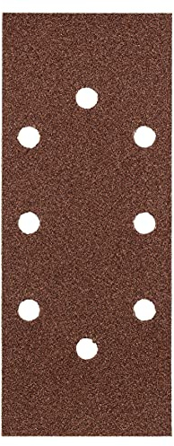 kwb Bandes abrasives 93x230 mm en corindon de grain 240, encollage de haute qualité, support papier robuste, utilisation universelle pour le ponçage fin du bois et du métal