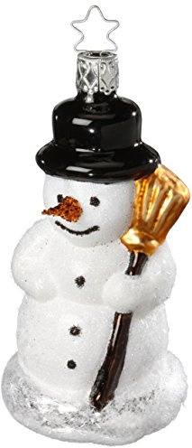 Inge-glas julgranspynt snögubbe keck morot näsa
