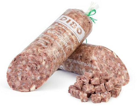DIBO Kochwurst - Hundewurst Katzenwurst - Qualität Wurst für Hund und Katze - 1 Stück à 950g (Hell)