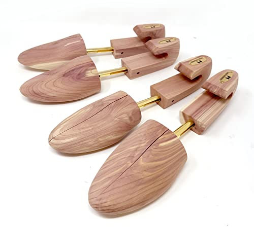 Cedar Elements Kombinierte Schuhspanner aus Zedernholz – 2er-Pack (XXL)