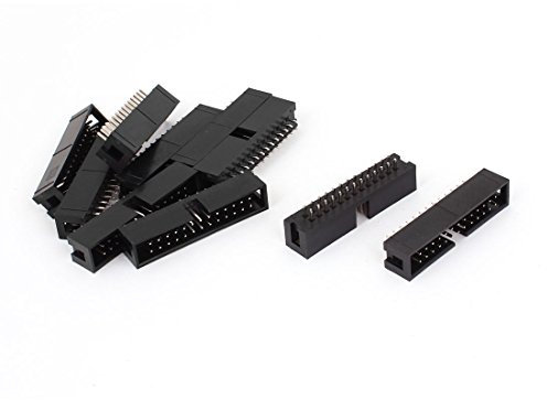 Aexit Connettore PCB a spina maschio per connettori femmina con spina a 2,5 poli a 2 pin 26 poli doppio diritta da 10 pz ID: 963519