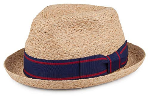 Jaxon & James Saybrook Trilby Hut aus Raffia-Stroh - Natur - M