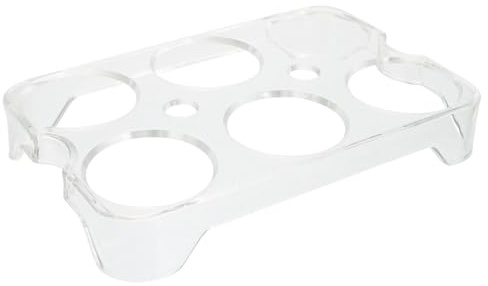 Operitacx Eierablage Kühlschrank Organizer Kunststoff 6Er Eierhalter Praktische Aufbewahrungsbox Für Küche 5.83X3.82X0.79 Zoll