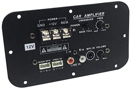 Torribala Car Subwoofer Amplifier Board, 500W Subwoofer High HiFi Amplifier Board DC 12V