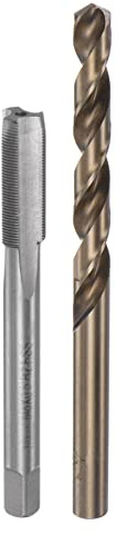sourcing map Gewindebohrer Set m8x0.5/7.5mm, Gewindeschneider- und Bohrer set, Gewindeschneidwerkzeug