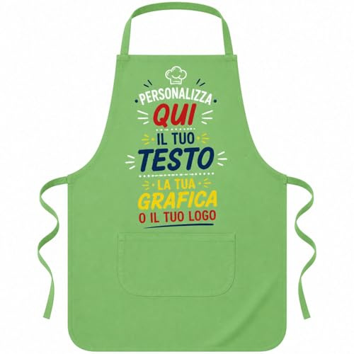 Gruppo Veneziano - Grembiule da cucina personalizzato - Personalizza ora il tuo grembiule da cucina con Nomi, Testi , loghi - 100% made in italy