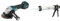 Makita DGA513Z Akku-Winkelschleifer 18 V (ohne Akku, Ohne Ladegerät), (L X B X H) 382 X 140 X 145 Mm & KS Tools 980.1000 Hand-Kartuschen-Pistole 310 ml, 340mm