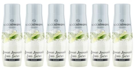 Sodastream Lot de 6 Concentrés Limonade Sans Sucres pour Sodastream