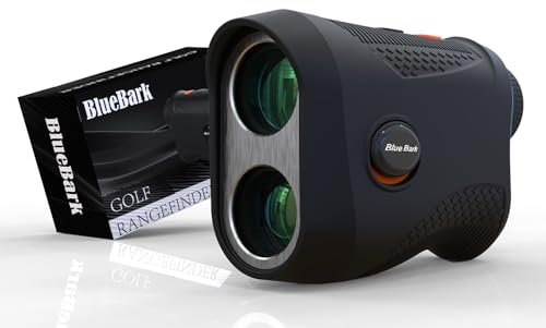 Telémetro de golf con pendiente, 1200 yardas láser para golf, medición de pendiente, aumento 7X, vibración de bloqueo de mástil de bandera, buscadores de rango recargables con banda magnética para