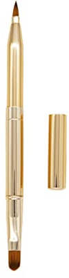 MUSISALY Doppelseitiger Einziehbarer Lippenpinsel Make Up Pinsel aus Feinen Borsten für Frauen und Mädchen Kompakt mit Schutzkappe für Präzises Lippen Make Up